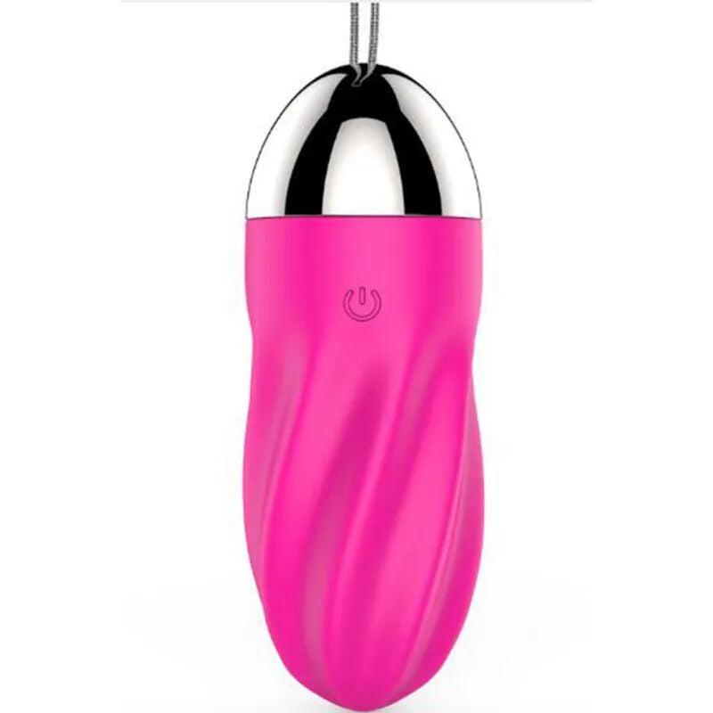 Œuf Vibrant Rose En Silicone Pour Plaisir Intime