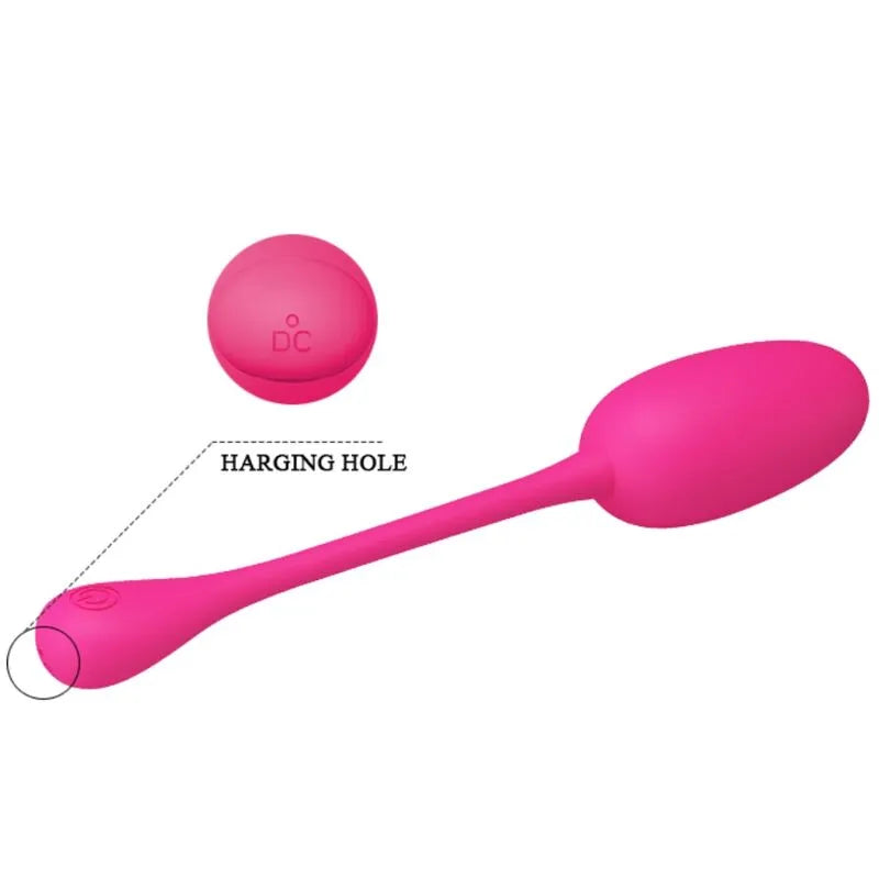 Œuf Vibrant Silicone Magenta 12 Fonctions
