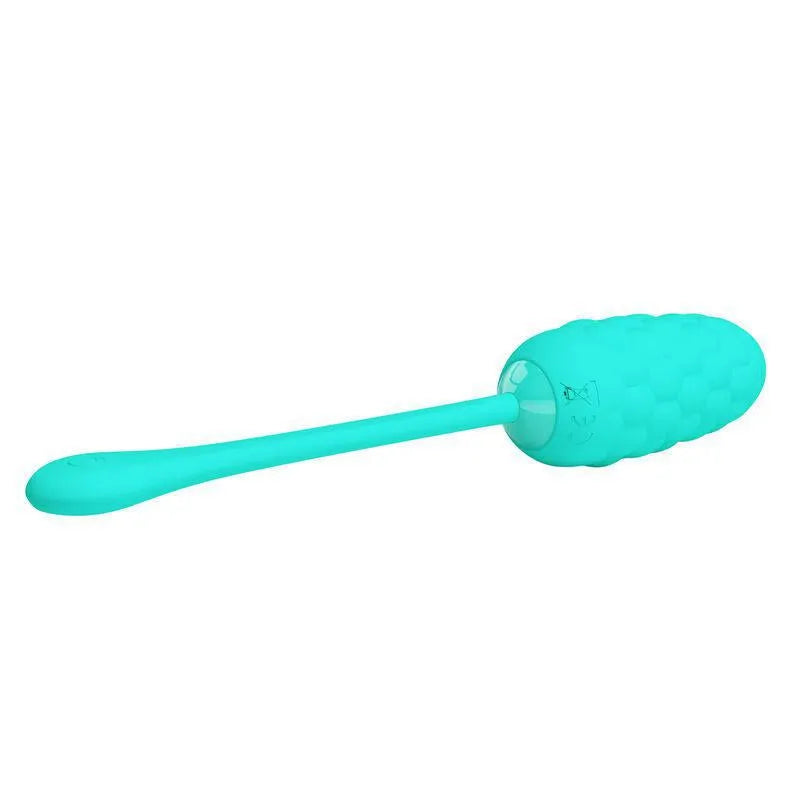Œuf Vibrant Silicone Vert Aqua 12 Fonctions