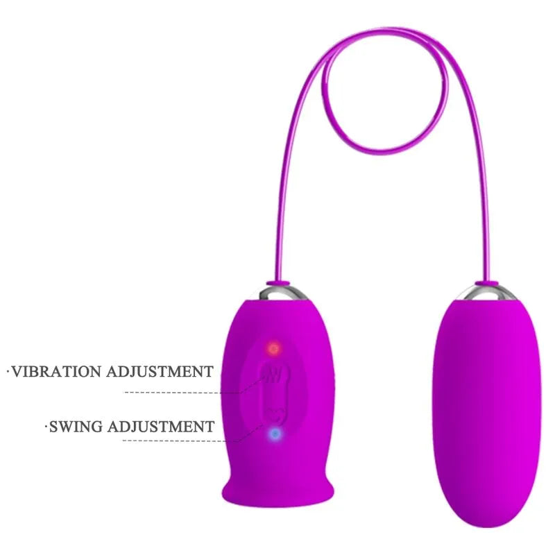 Œuf Vibrant Silicone Violet 12 Vibrations
