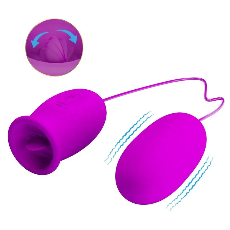 Œuf Vibrant Silicone Violet 12 Vibrations