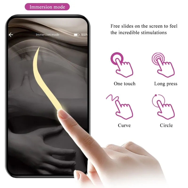 Œuf Vibrant Silicone Violet Rechargeable