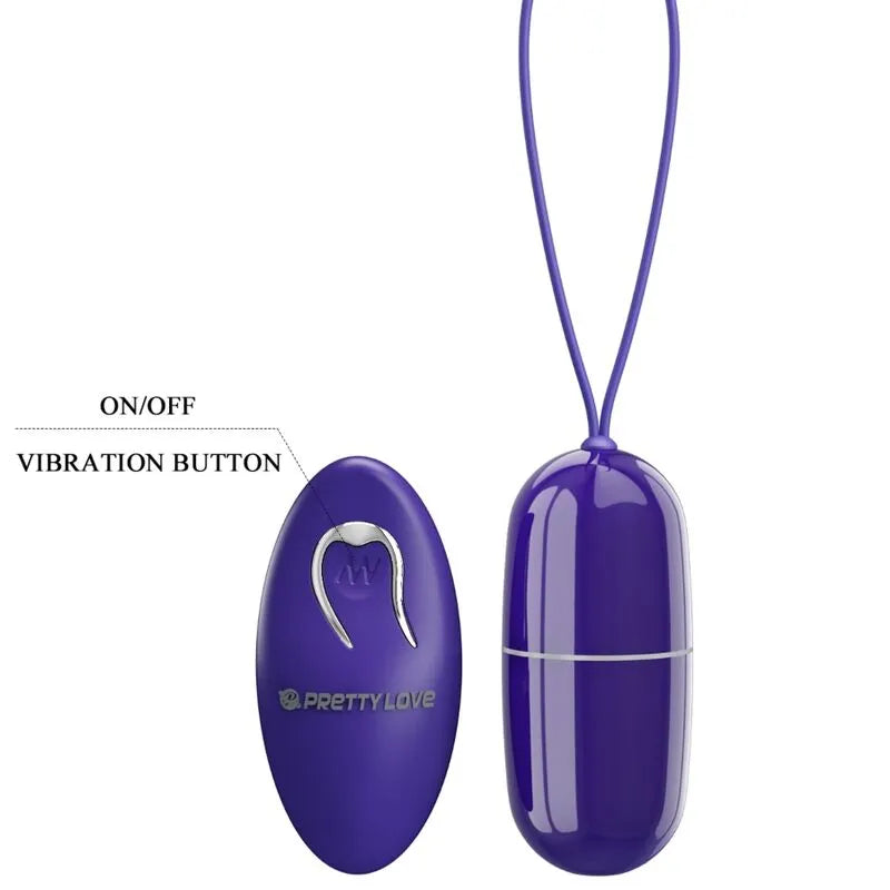 Œuf Vibrant Télécommandé En Silicone Violet