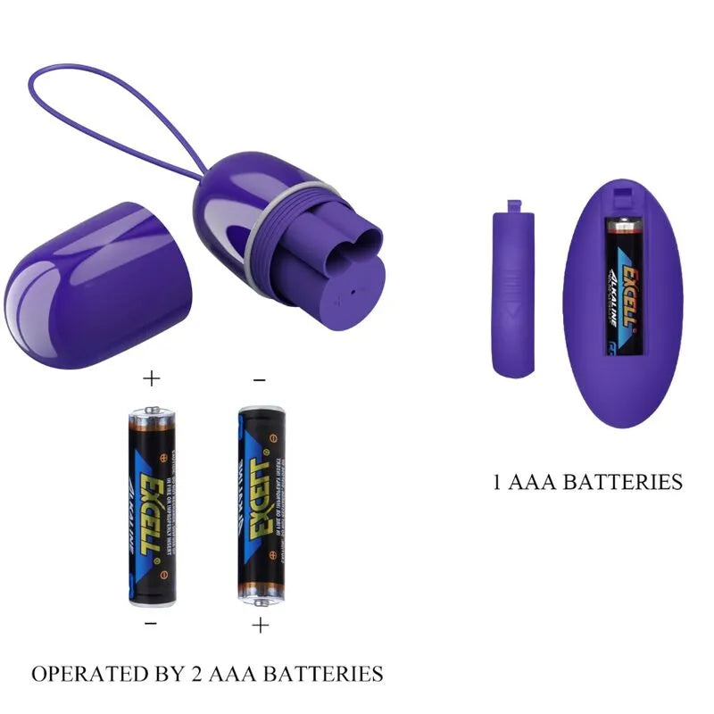 Œuf Vibrant Télécommandé En Silicone Violet