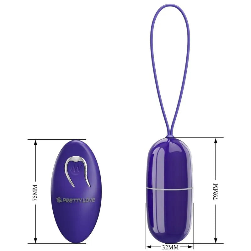 Œuf Vibrant Télécommandé En Silicone Violet