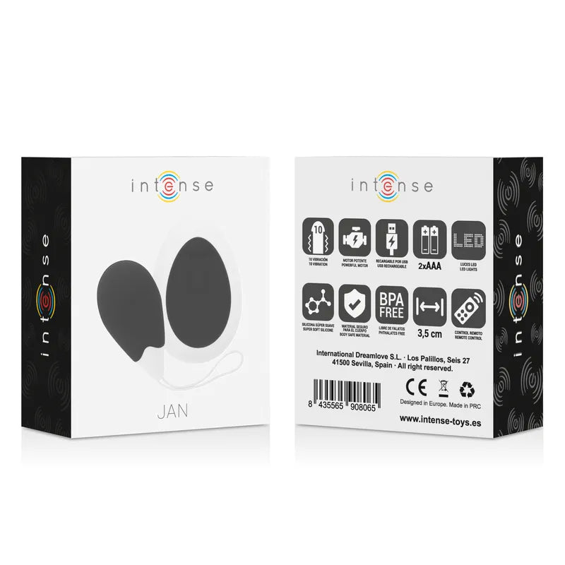 Œuf Vibrant Télécommandé Silicone Rechargeable