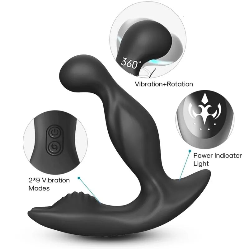 Vibrateur Anal Prostatique Waterproof Silicone Premium