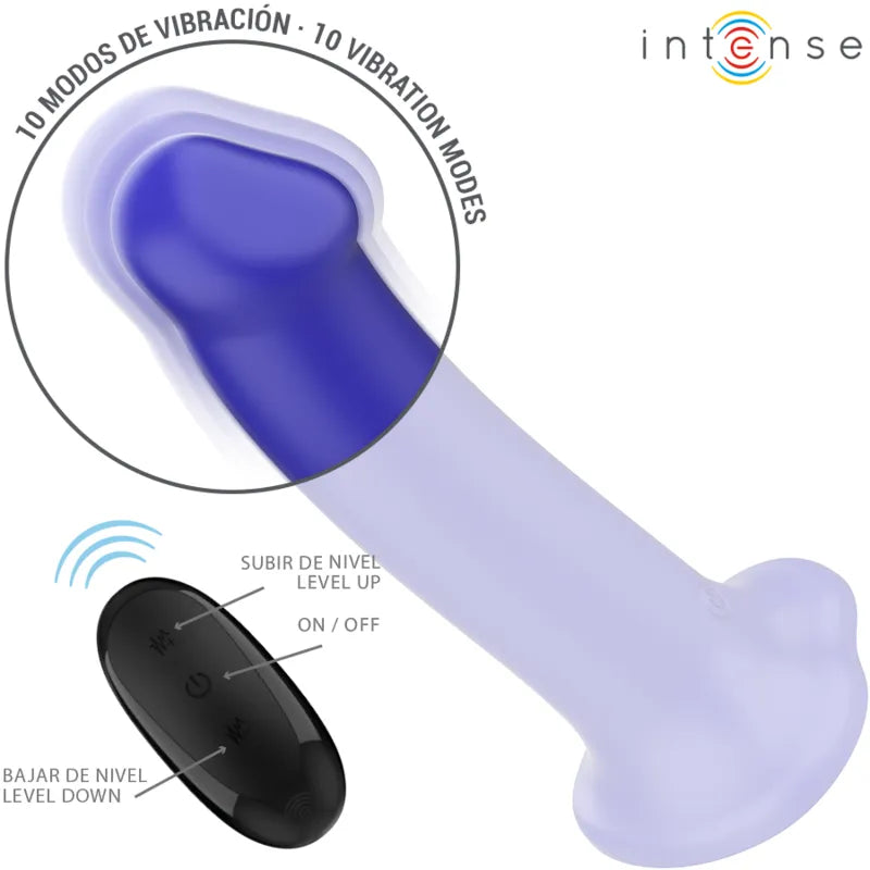 Vibromasseur Bleu Foncé Étanche Puissant