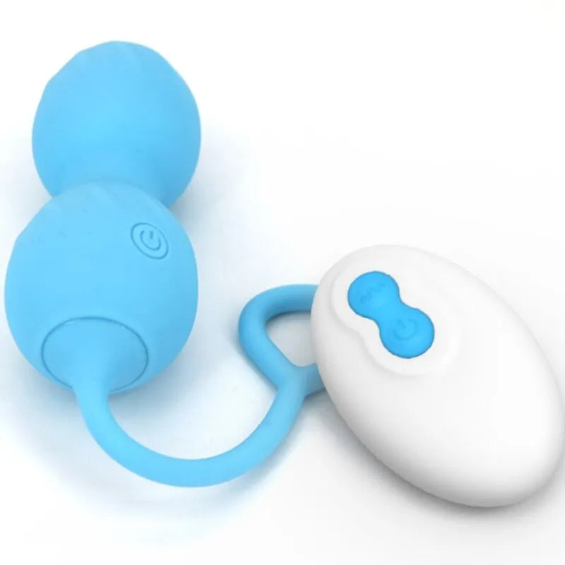 Vibromasseur Bleu Étanche Télécommandé Usb