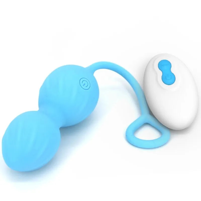Vibromasseur Bleu Étanche Télécommandé Usb