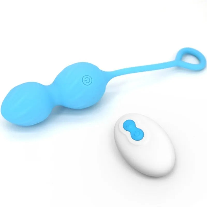 Vibromasseur Bleu Étanche Télécommandé Usb