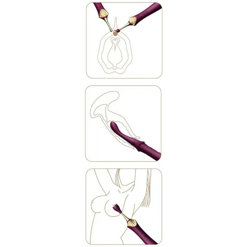 Vibromasseur Chauffant En Silicone Avec Perles Anales