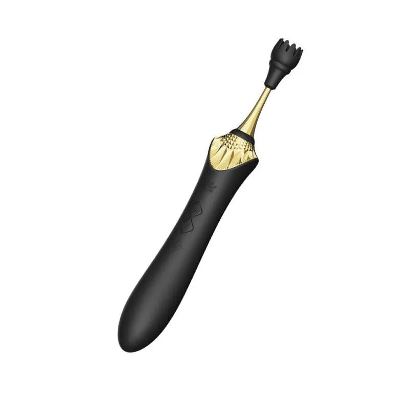 Vibromasseur Chauffant En Silicone Avec Perles Anales