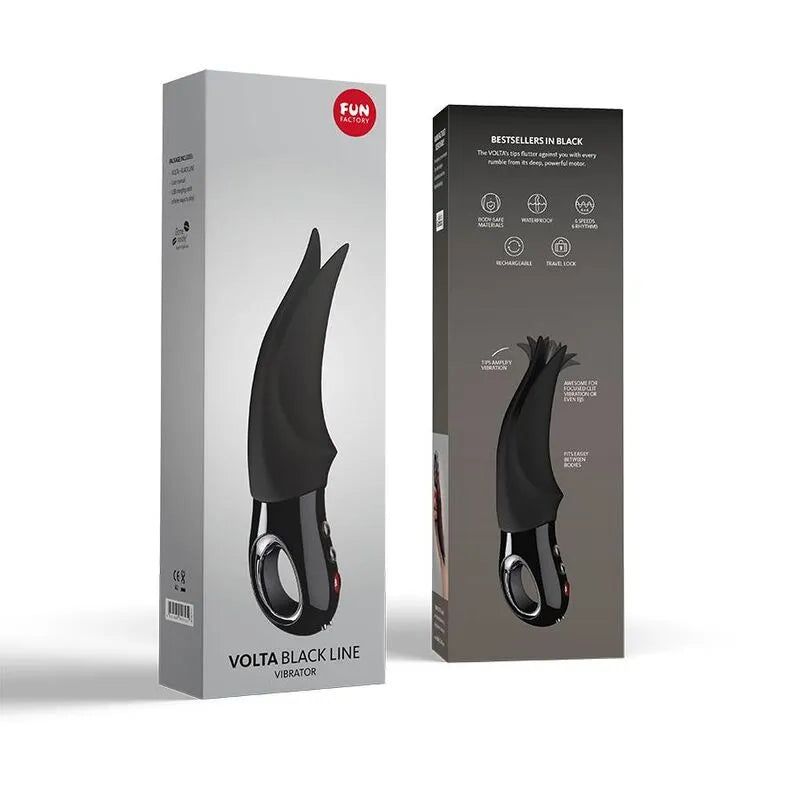 Vibromasseur Clitoridien Puissant Noir Volta Couples