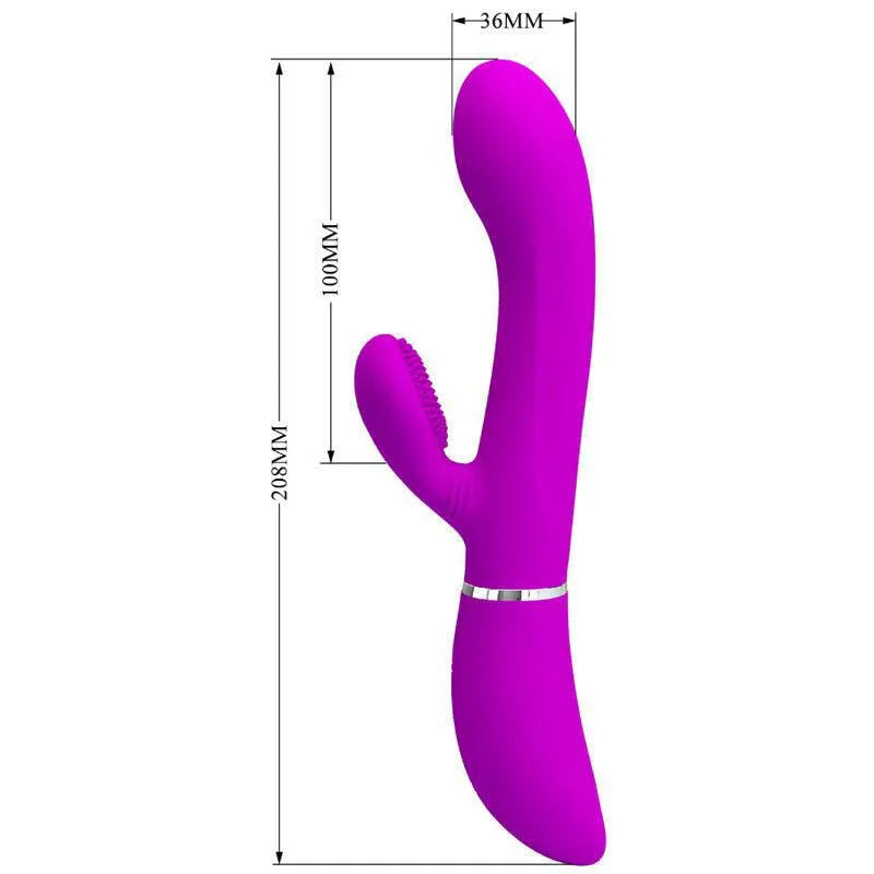 Vibromasseur Clitoridien Silicone Violet Rechargeable