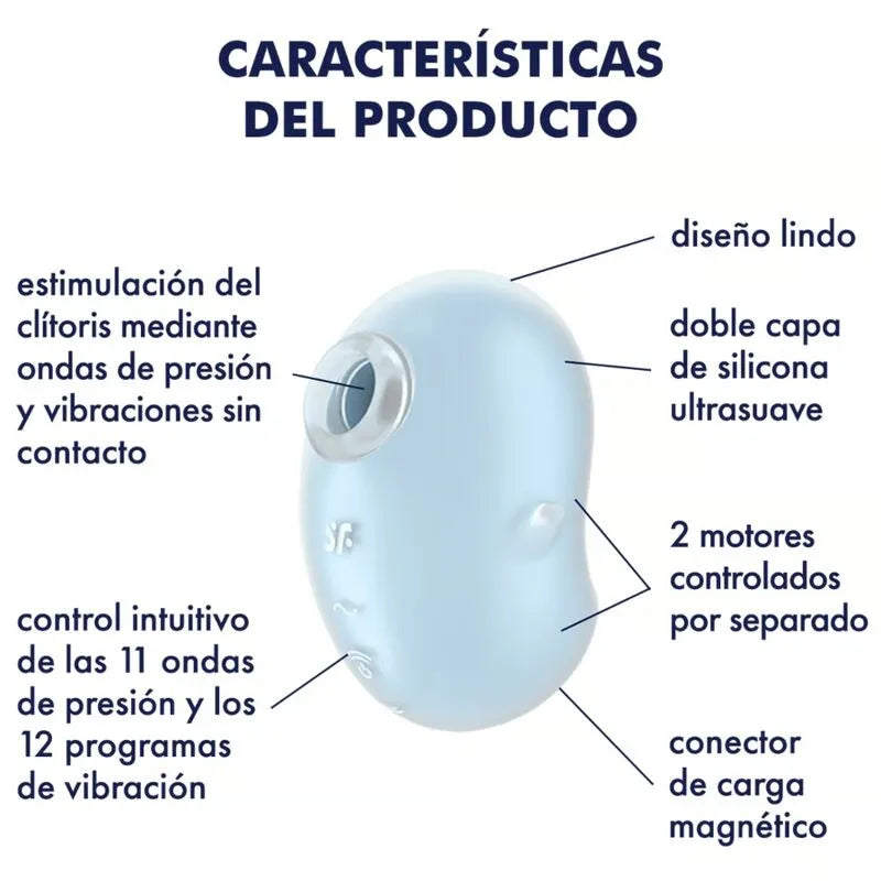 Vibromasseur Clitoridien Étanche Silicone Doux