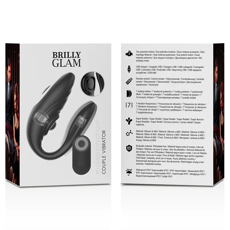 Vibromasseur Couple Pulsations Clitoridiennes Rechargeable