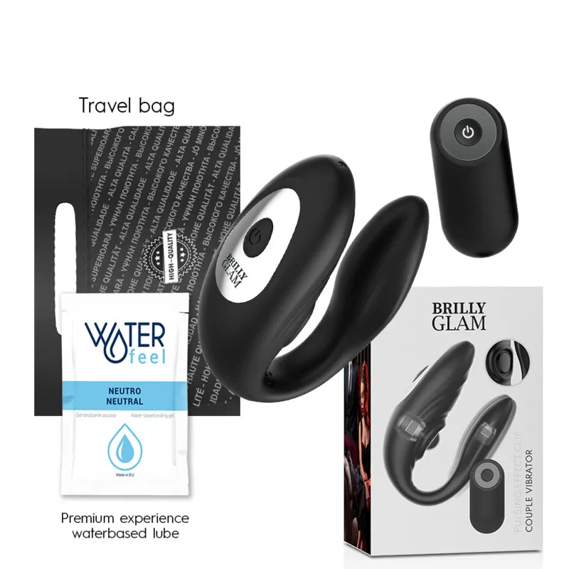 Vibromasseur Couple Pulsations Clitoridiennes Rechargeable