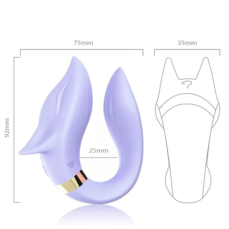 Vibromasseur Couples Étanche Silicone Rechargeable
