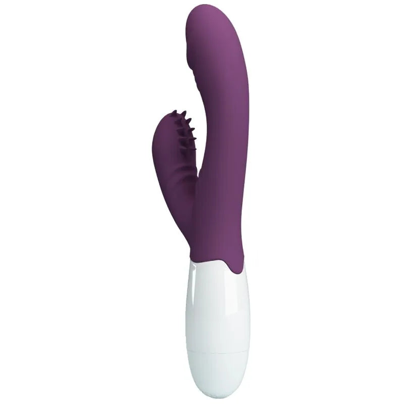 Vibromasseur Double Lapin Silicone Violet