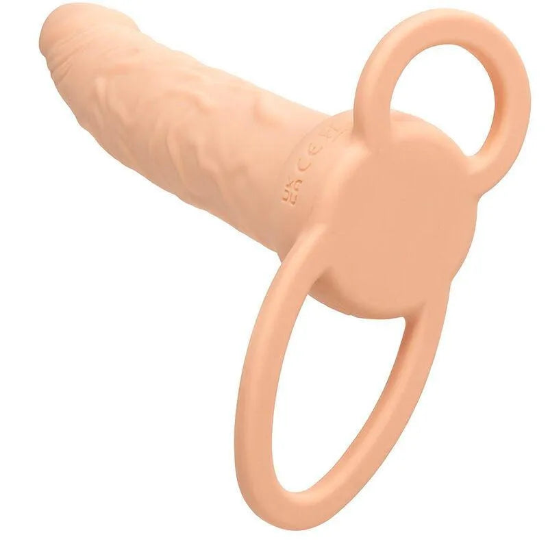 Vibromasseur Double Pénétration Rechargeable En Silicone