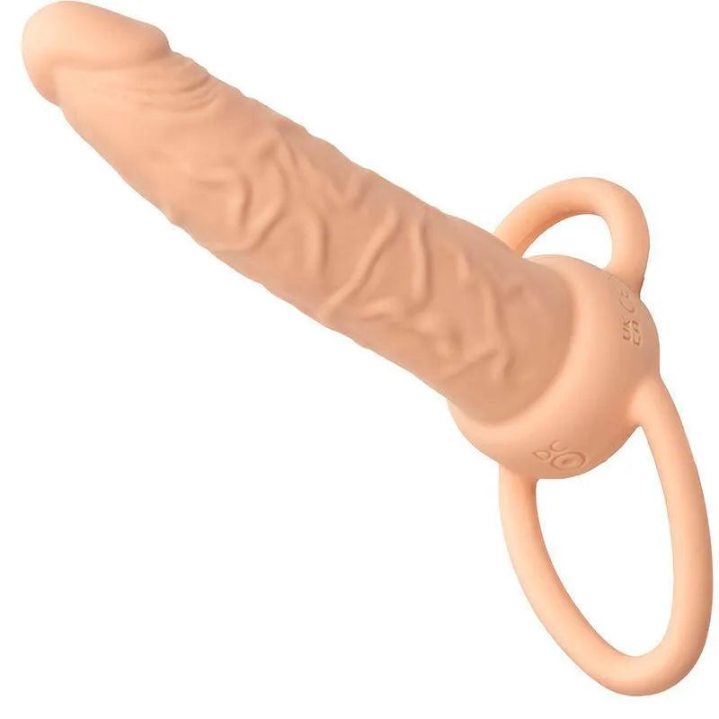 Vibromasseur Double Pénétration Rechargeable En Silicone