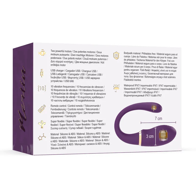 Vibromasseur Double Pénétration Silicone Télécommandé