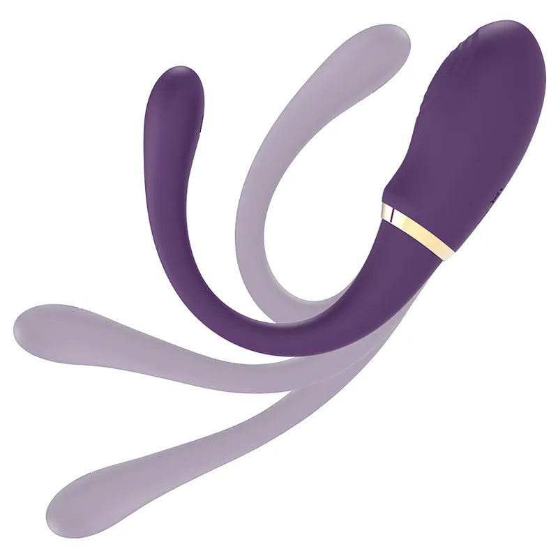 Vibromasseur Double Pénétration Silicone Télécommandé