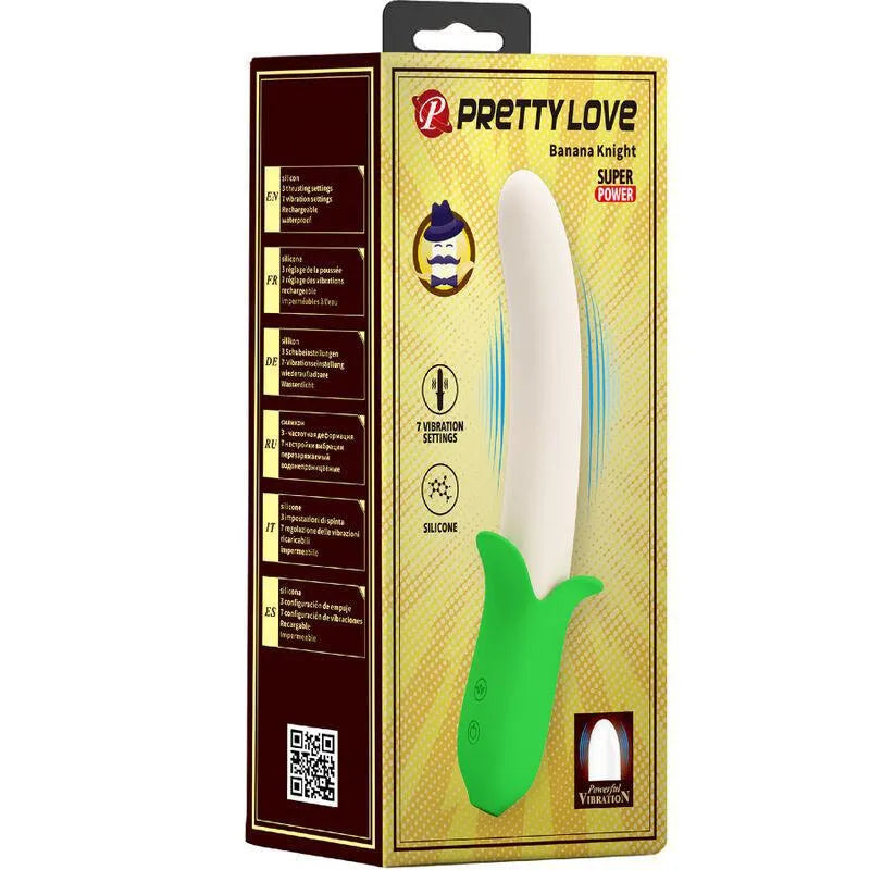 Vibromasseur En Silicone Vert Clair Rechargeable