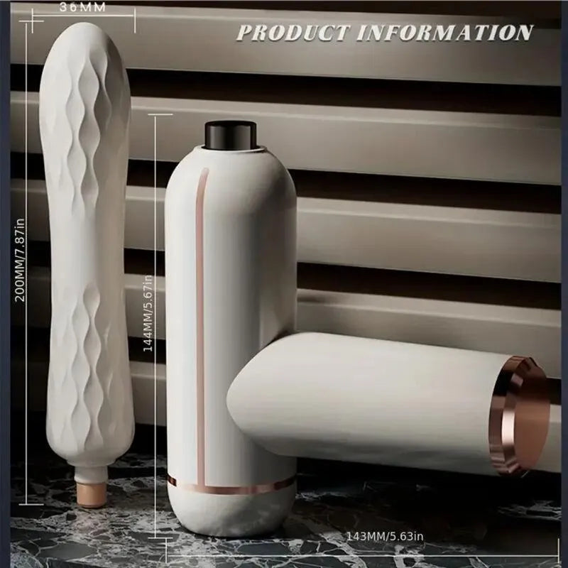 Vibromasseur Ergonomique Silicone Blanc Armony