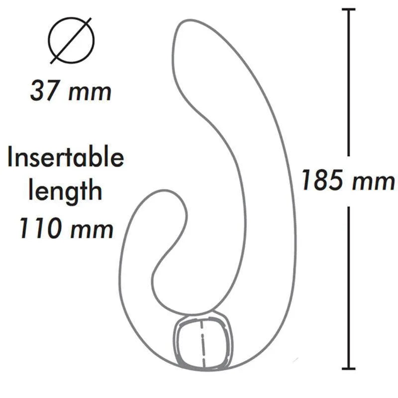 Vibromasseur Ergonomique Silicone Hypoallergénique Pour Femmes