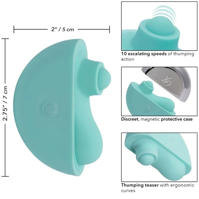 Vibromasseur Ergonomique Étanche Silicone Rechargeable
