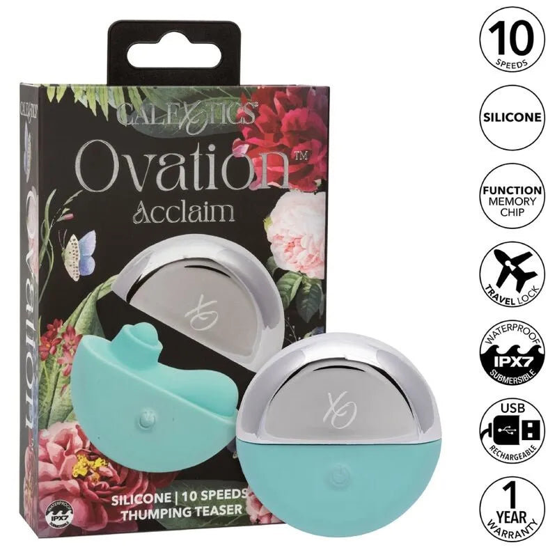 Vibromasseur Ergonomique Étanche Silicone Rechargeable
