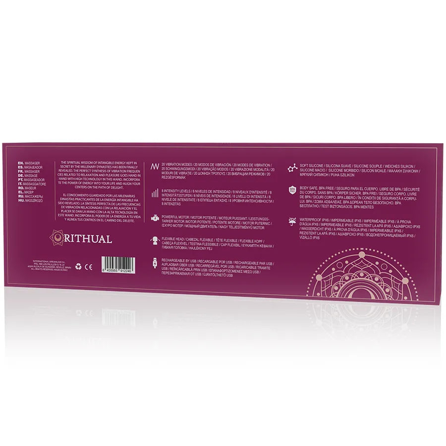 Vibromasseur Flexible Silicone Médical Hypoallergénique