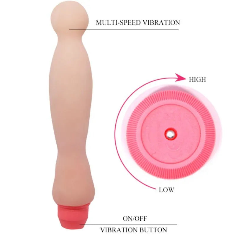 Vibromasseur Flexible Stimulation Prostate Grande Taille