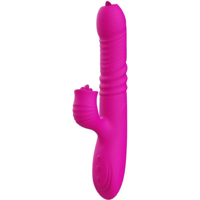 Vibromasseur Fuchsia Silicone Chauffant Armony