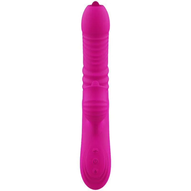 Vibromasseur Fuchsia Silicone Chauffant Armony