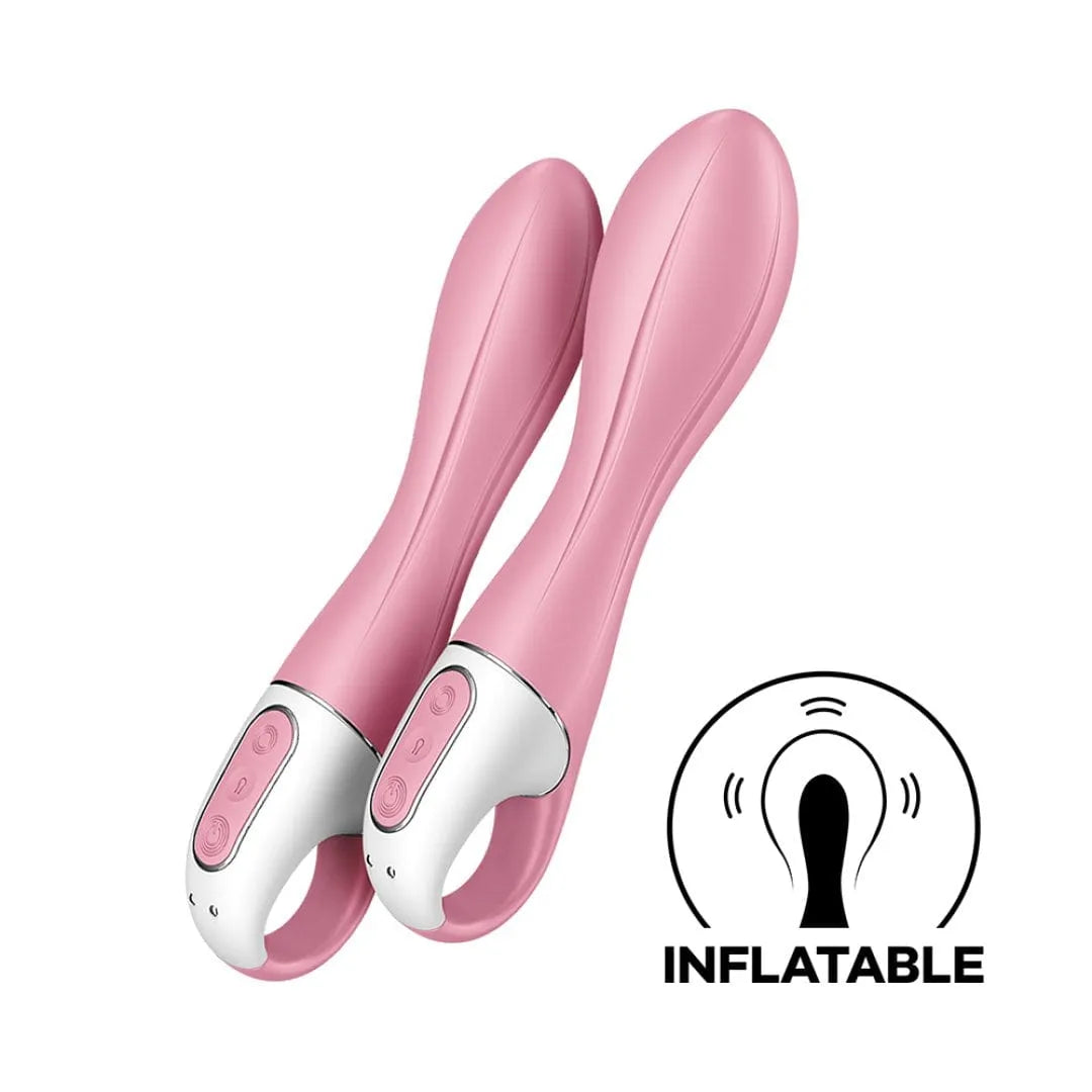 Vibromasseur Gonflable G-Spot Rose En Silicone