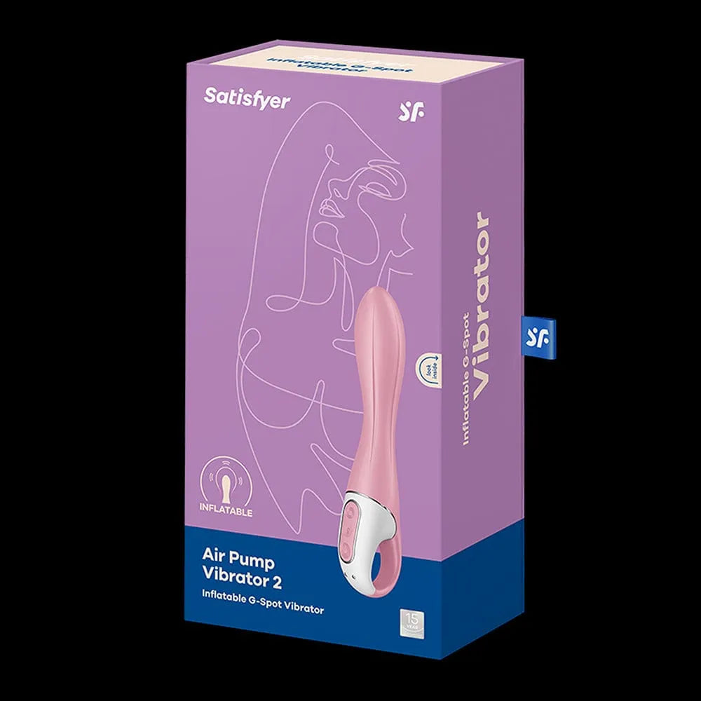 Vibromasseur Gonflable G-Spot Rose En Silicone