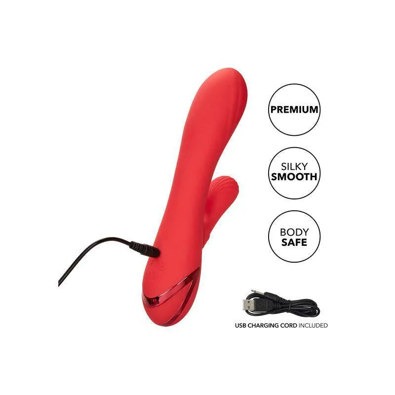 Vibromasseur Lapin Chauffant Silicone