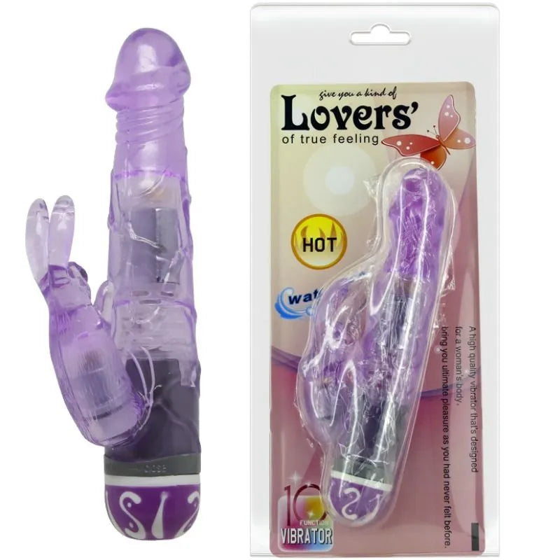 Vibromasseur Lapin Lilas Multivitesse Stimulation Clitoridienne