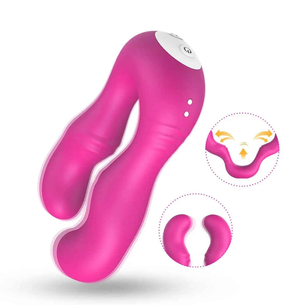 Vibromasseur lapin rose