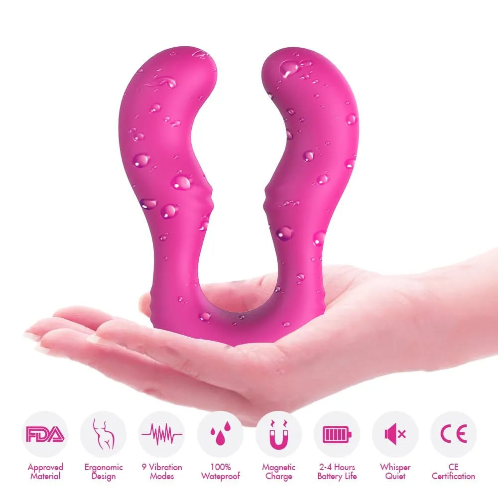 Vibromasseur lapin rose