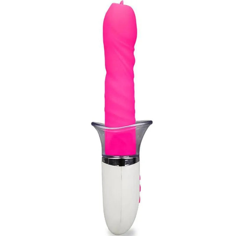 Vibromasseur Liberty Avec Succion Et Poussée Fuchsia
