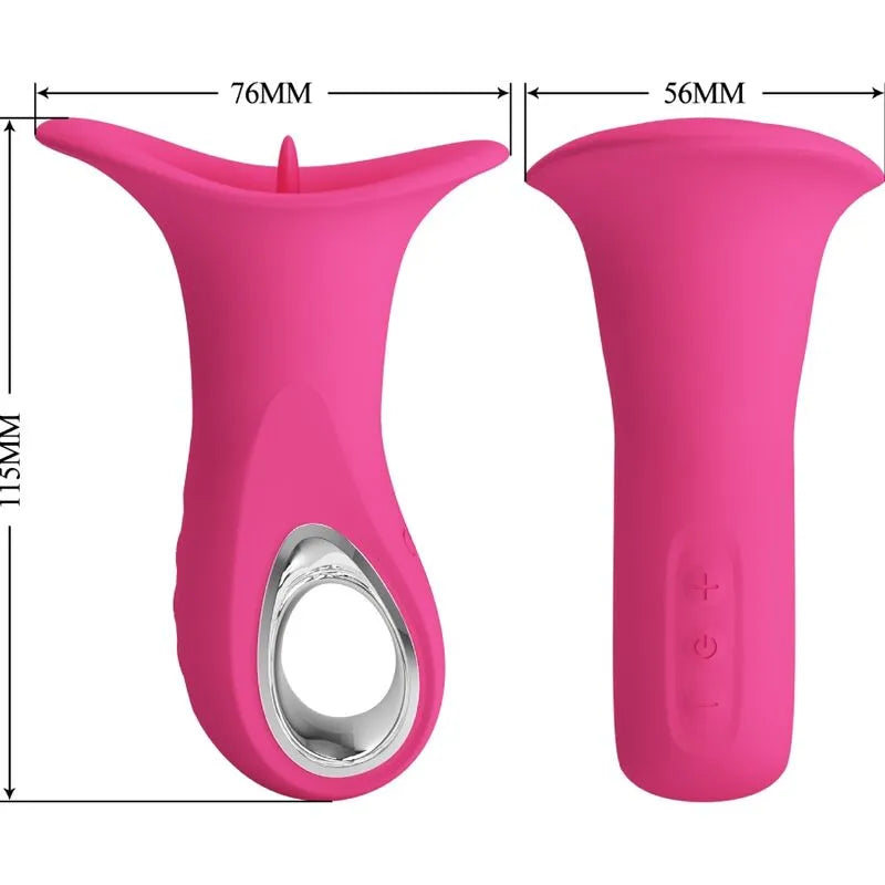 Vibromasseur Oral Silicone Rechargeable 12 Fonctions