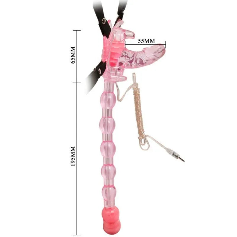 Vibromasseur Papillon Télécommandé Stimulation Triple