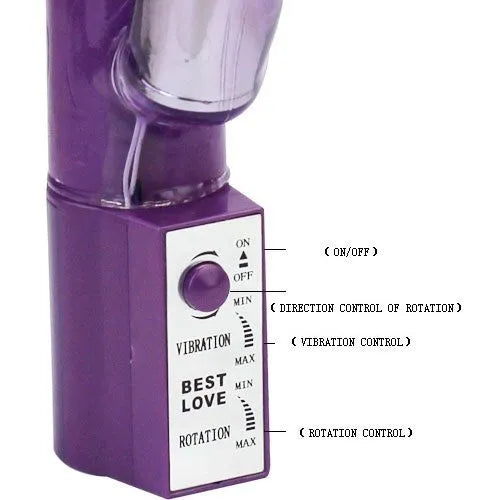 Vibromasseur Perles Rotatives Double Stimulation