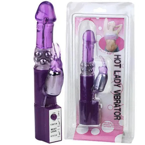 Vibromasseur Perles Rotatives Double Stimulation