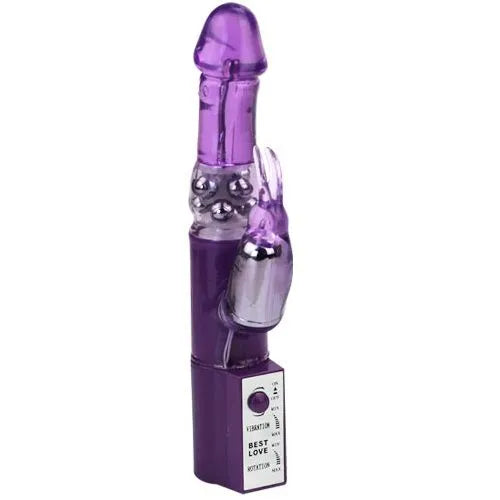 Vibromasseur Perles Rotatives Double Stimulation