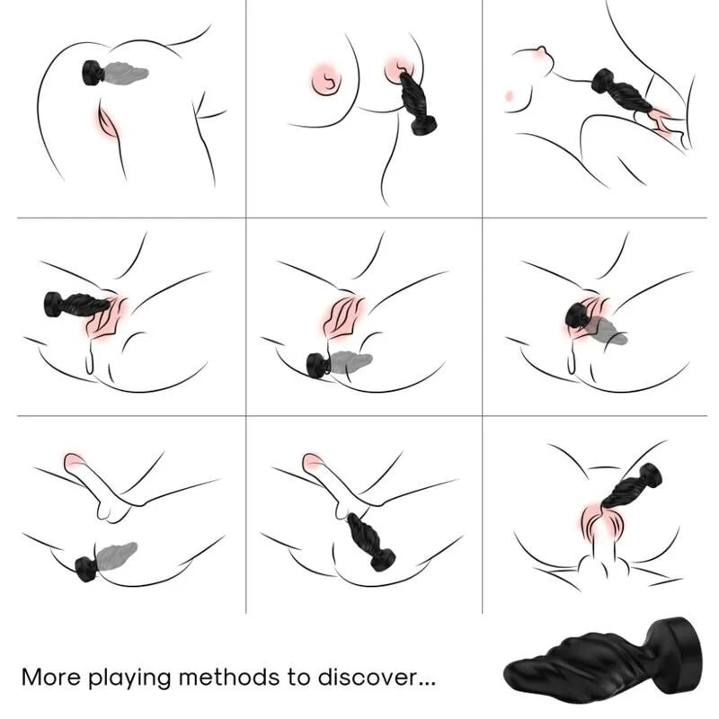Vibromasseur Plug Anal Silicone Premium Waterproof